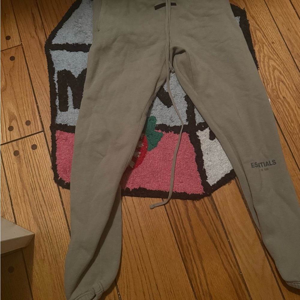 Fear of God Essentials Olive Sweatpants